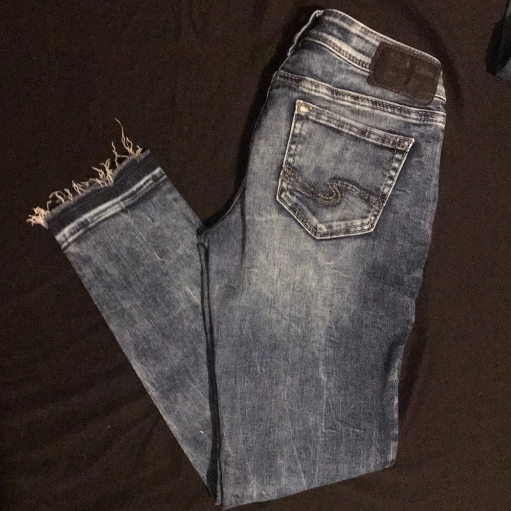 Silver jeans